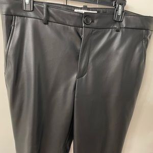 Zara faux leather pants